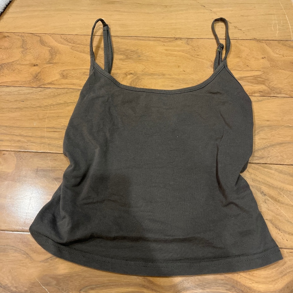 Green Grey Tank Top